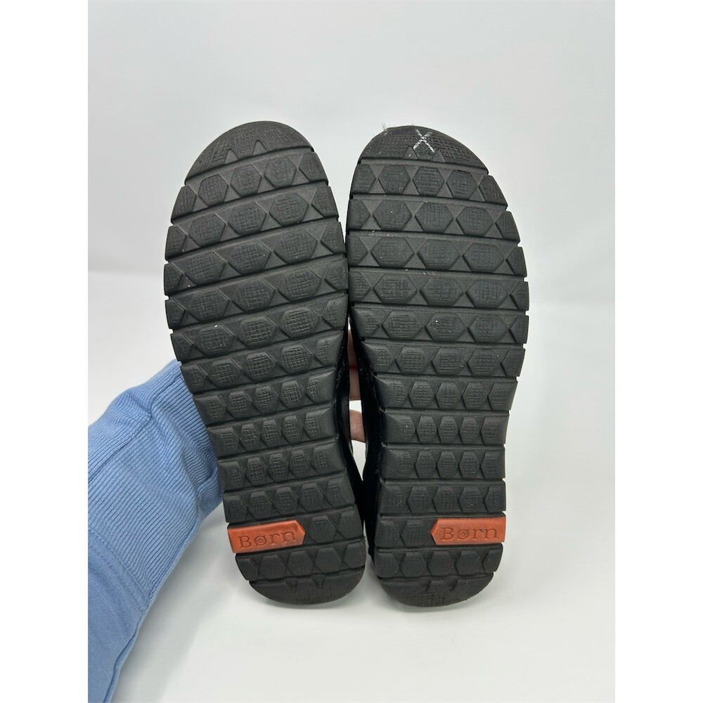 Born Black Leather Slip-On Round Toe Casual Ballet Flats Womens Size 7.5 - Picture 9 of 13